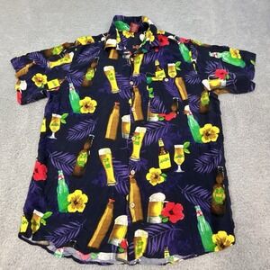 Junction West Shirt Men  Size Medium  Beer Bootle Short Sleeve 2019 Adult